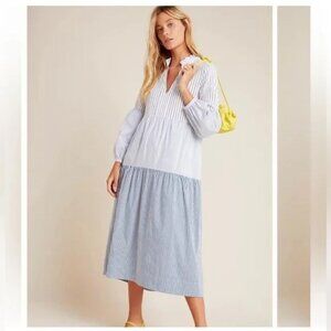 Anthropologie Maeve | Bonnie Tiered Midi Dress | L